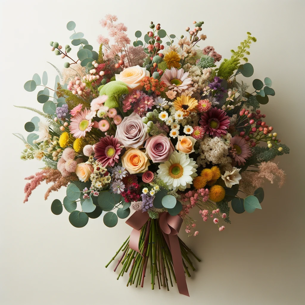 ramo con flores mixtas