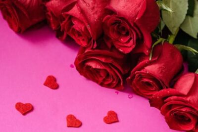 flores en san valentin