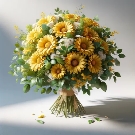 Ramo de margaritas amarillas