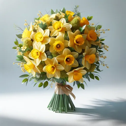 Ramo de narcisos amarillos