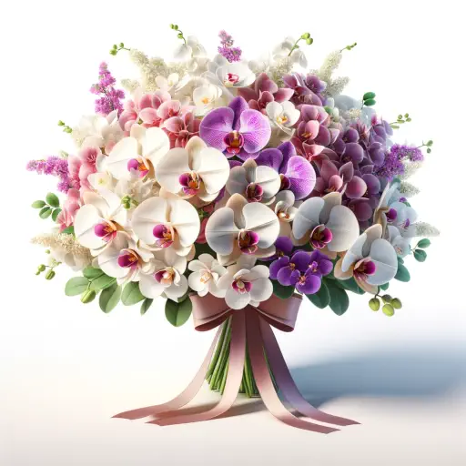 ramo de orquídeas